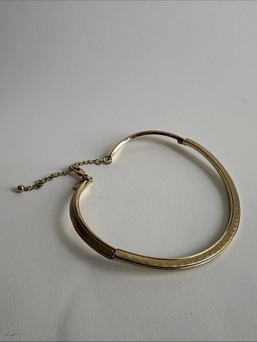 Chico's Polished Gold Collar Necklace